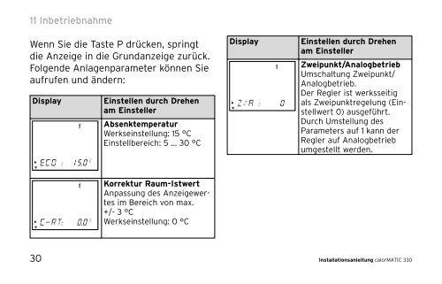 Installation calorMATIC VRT 330.pdf - Vaillant