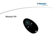 Telestart T91 - NezÃ¡vislÃ© topenÃ­ Webasto
