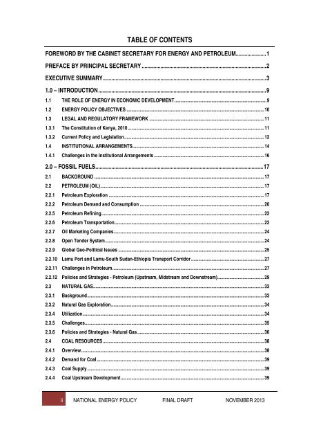 National Energy Policy - Final Draft - 14 Nov 2013