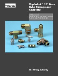 Triple-Lok 37Â° Flare Tube Fittings & Adapters - LSR Distribuidor