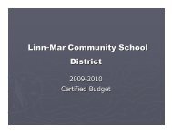 2009-2010 - Linn-Mar Community School District