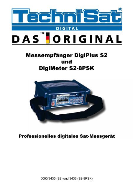 Messempfänger DigiPlus S2 und DigiMeter S2-8PSK