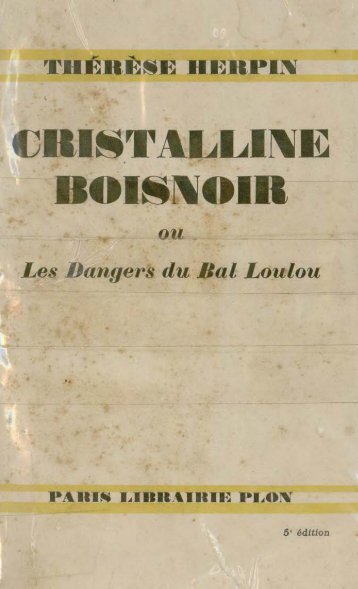 CRISTALLINE BOISNOIR - Manioc