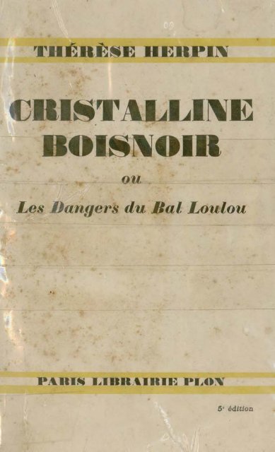 CRISTALLINE BOISNOIR - Manioc