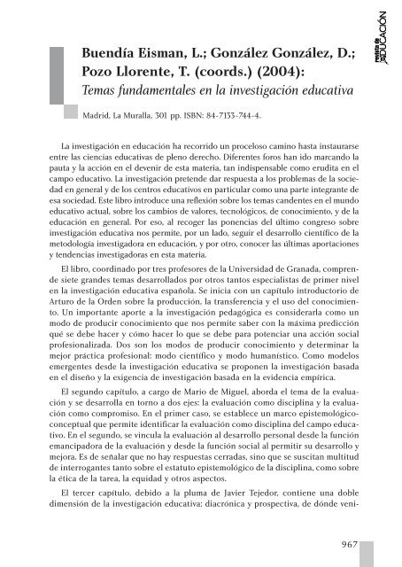 revista impresa en papel - Ministerio de Educación, Cultura y Deporte