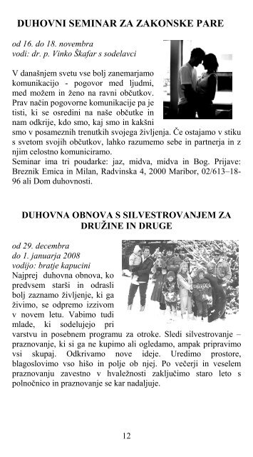 Program v PDF obliki (2.8 Mb). - Kapucini