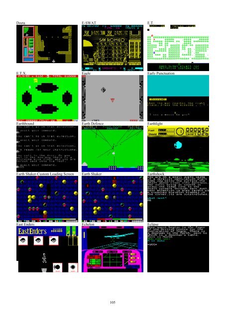 !!(Ebook) Zx Spectrum Games Screenshot Catalog (6000 Color Screenshots Of Sinclair Zx Spectrum Games 405 Pages)