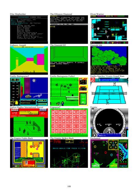 !!(Ebook) Zx Spectrum Games Screenshot Catalog (6000 Color Screenshots Of Sinclair Zx Spectrum Games 405 Pages)