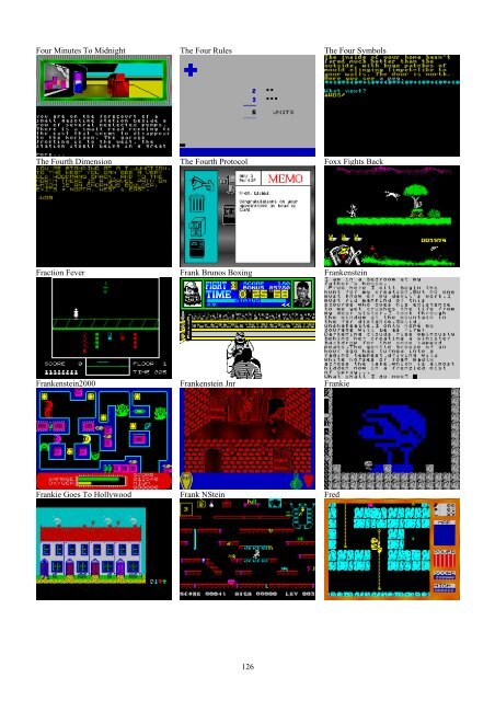 !!(Ebook) Zx Spectrum Games Screenshot Catalog (6000 Color Screenshots Of Sinclair Zx Spectrum Games 405 Pages)