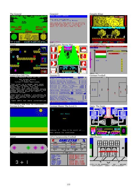 !!(Ebook) Zx Spectrum Games Screenshot Catalog (6000 Color Screenshots Of Sinclair Zx Spectrum Games 405 Pages)