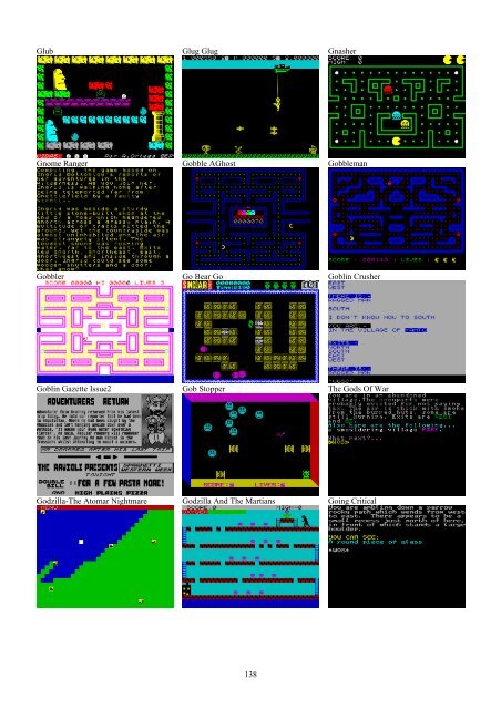 !!(Ebook) Zx Spectrum Games Screenshot Catalog (6000 Color Screenshots Of Sinclair Zx Spectrum Games 405 Pages)