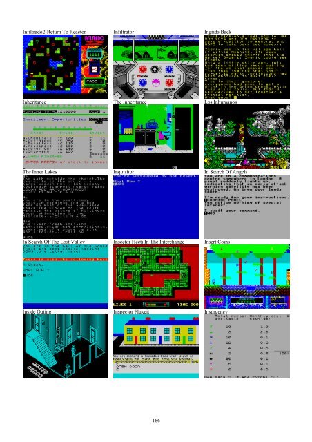 !!(Ebook) Zx Spectrum Games Screenshot Catalog (6000 Color Screenshots Of Sinclair Zx Spectrum Games 405 Pages)