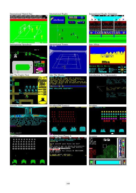 !!(Ebook) Zx Spectrum Games Screenshot Catalog (6000 Color Screenshots Of Sinclair Zx Spectrum Games 405 Pages)