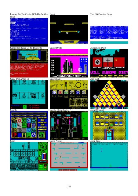 !!(Ebook) Zx Spectrum Games Screenshot Catalog (6000 Color Screenshots Of Sinclair Zx Spectrum Games 405 Pages)