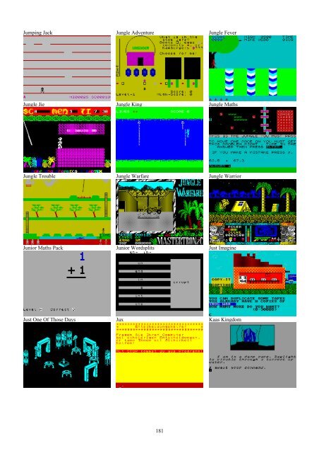 !!(Ebook) Zx Spectrum Games Screenshot Catalog (6000 Color Screenshots Of Sinclair Zx Spectrum Games 405 Pages)