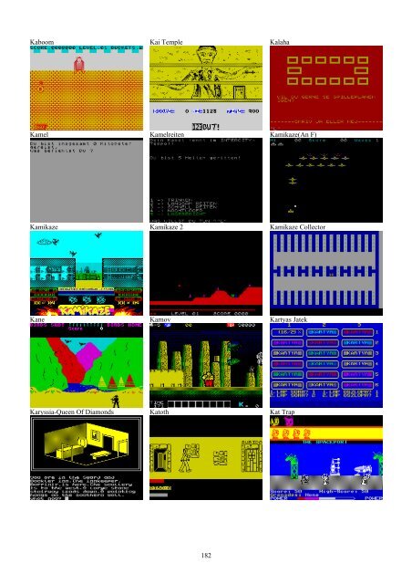 !!(Ebook) Zx Spectrum Games Screenshot Catalog (6000 Color Screenshots Of Sinclair Zx Spectrum Games 405 Pages)