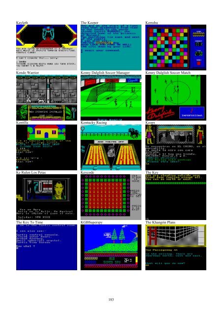 !!(Ebook) Zx Spectrum Games Screenshot Catalog (6000 Color Screenshots Of Sinclair Zx Spectrum Games 405 Pages)