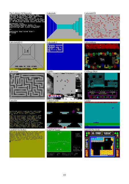 !!(Ebook) Zx Spectrum Games Screenshot Catalog (6000 Color Screenshots Of Sinclair Zx Spectrum Games 405 Pages)