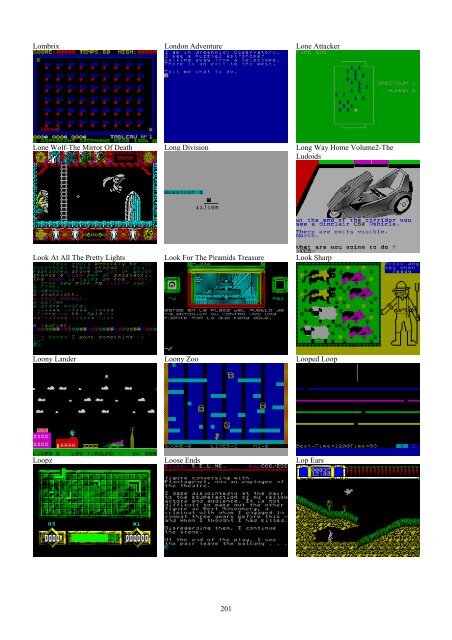 !!(Ebook) Zx Spectrum Games Screenshot Catalog (6000 Color Screenshots Of Sinclair Zx Spectrum Games 405 Pages)