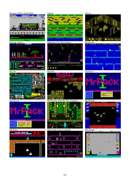 !!(Ebook) Zx Spectrum Games Screenshot Catalog (6000 Color Screenshots Of Sinclair Zx Spectrum Games 405 Pages)