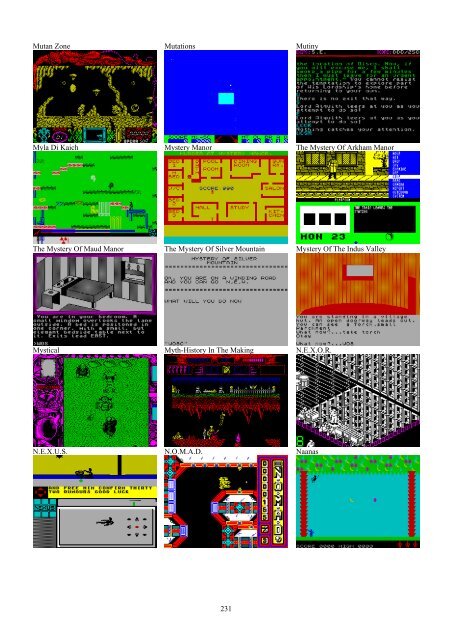 !!(Ebook) Zx Spectrum Games Screenshot Catalog (6000 Color Screenshots Of Sinclair Zx Spectrum Games 405 Pages)