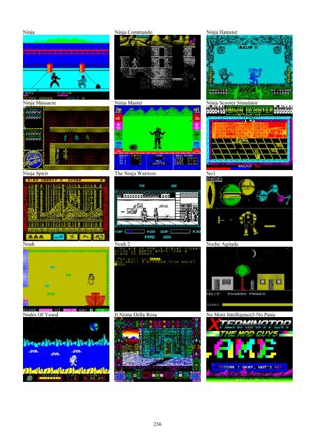 !!(Ebook) Zx Spectrum Games Screenshot Catalog (6000 Color Screenshots Of Sinclair Zx Spectrum Games 405 Pages)