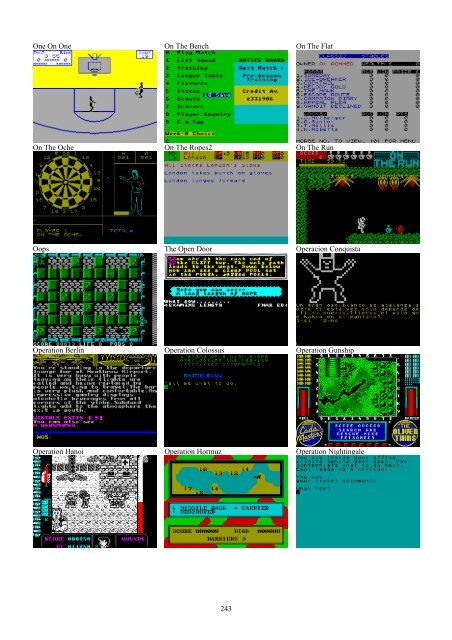 !!(Ebook) Zx Spectrum Games Screenshot Catalog (6000 Color Screenshots Of Sinclair Zx Spectrum Games 405 Pages)