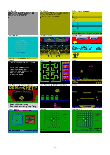 !!(Ebook) Zx Spectrum Games Screenshot Catalog (6000 Color Screenshots Of Sinclair Zx Spectrum Games 405 Pages)