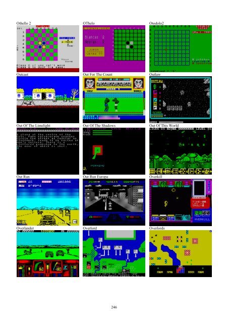 !!(Ebook) Zx Spectrum Games Screenshot Catalog (6000 Color Screenshots Of Sinclair Zx Spectrum Games 405 Pages)