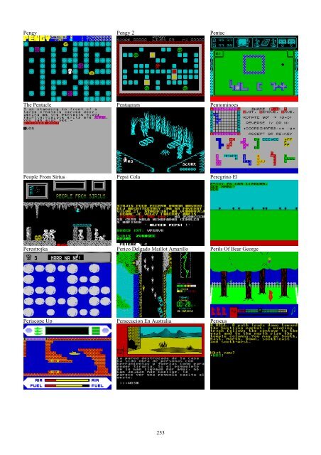 !!(Ebook) Zx Spectrum Games Screenshot Catalog (6000 Color Screenshots Of Sinclair Zx Spectrum Games 405 Pages)