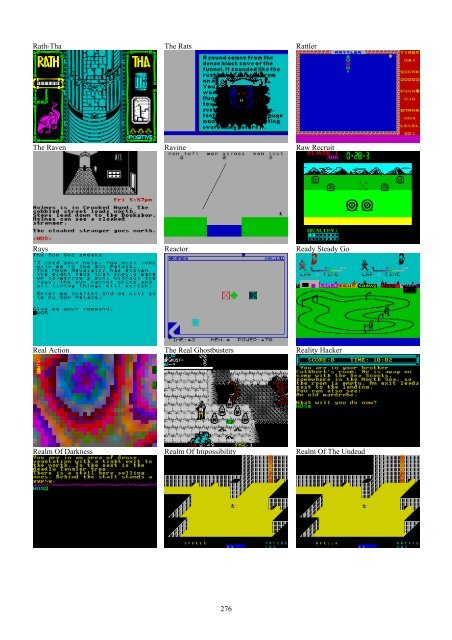 !!(Ebook) Zx Spectrum Games Screenshot Catalog (6000 Color Screenshots Of Sinclair Zx Spectrum Games 405 Pages)