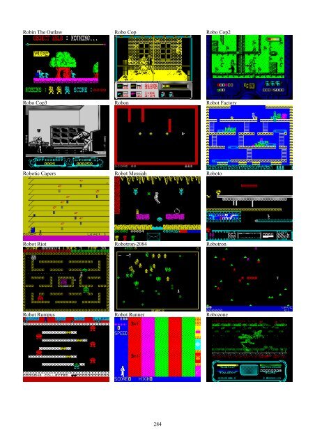 !!(Ebook) Zx Spectrum Games Screenshot Catalog (6000 Color Screenshots Of Sinclair Zx Spectrum Games 405 Pages)