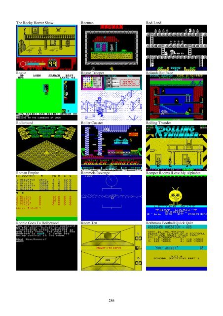 !!(Ebook) Zx Spectrum Games Screenshot Catalog (6000 Color Screenshots Of Sinclair Zx Spectrum Games 405 Pages)