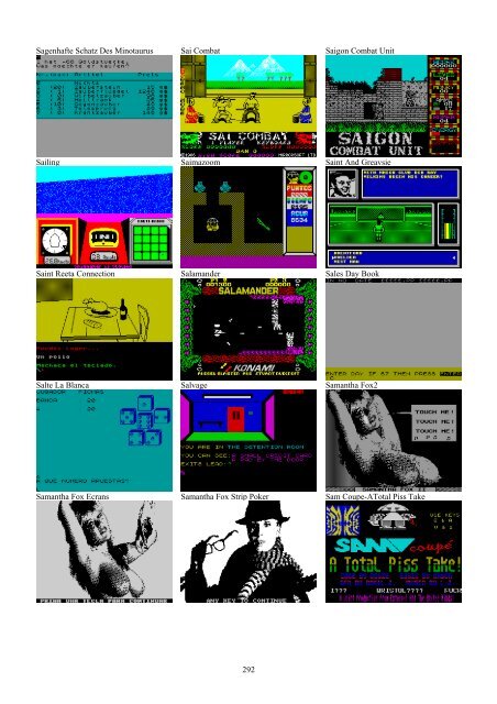 !!(Ebook) Zx Spectrum Games Screenshot Catalog (6000 Color Screenshots Of Sinclair Zx Spectrum Games 405 Pages)