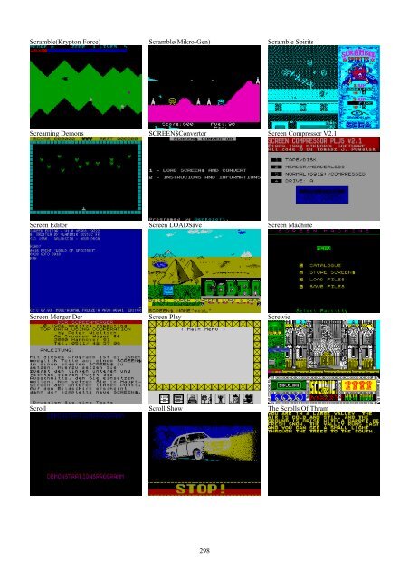 !!(Ebook) Zx Spectrum Games Screenshot Catalog (6000 Color Screenshots Of Sinclair Zx Spectrum Games 405 Pages)