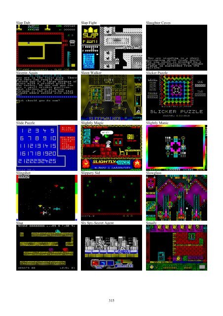 !!(Ebook) Zx Spectrum Games Screenshot Catalog (6000 Color Screenshots Of Sinclair Zx Spectrum Games 405 Pages)