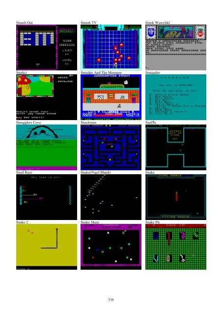 !!(Ebook) Zx Spectrum Games Screenshot Catalog (6000 Color Screenshots Of Sinclair Zx Spectrum Games 405 Pages)