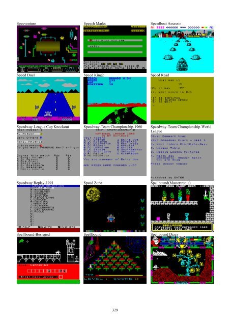 !!(Ebook) Zx Spectrum Games Screenshot Catalog (6000 Color Screenshots Of Sinclair Zx Spectrum Games 405 Pages)