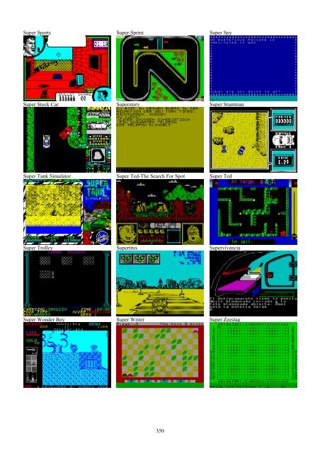 !!(Ebook) Zx Spectrum Games Screenshot Catalog (6000 Color Screenshots Of Sinclair Zx Spectrum Games 405 Pages)