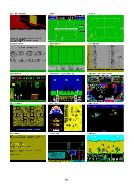 !!(Ebook) Zx Spectrum Games Screenshot Catalog (6000 Color Screenshots Of Sinclair Zx Spectrum Games 405 Pages)