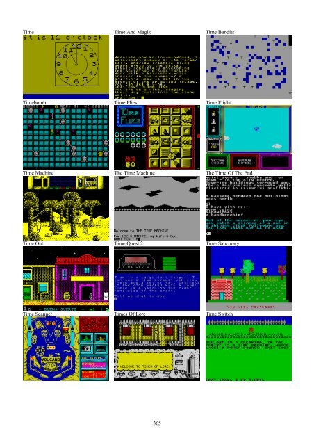 !!(Ebook) Zx Spectrum Games Screenshot Catalog (6000 Color Screenshots Of Sinclair Zx Spectrum Games 405 Pages)