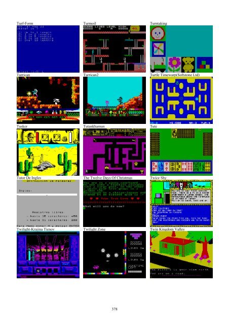 !!(Ebook) Zx Spectrum Games Screenshot Catalog (6000 Color Screenshots Of Sinclair Zx Spectrum Games 405 Pages)