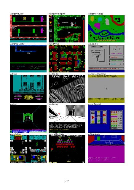 !!(Ebook) Zx Spectrum Games Screenshot Catalog (6000 Color Screenshots Of Sinclair Zx Spectrum Games 405 Pages)