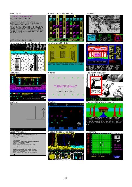 !!(Ebook) Zx Spectrum Games Screenshot Catalog (6000 Color Screenshots Of Sinclair Zx Spectrum Games 405 Pages)