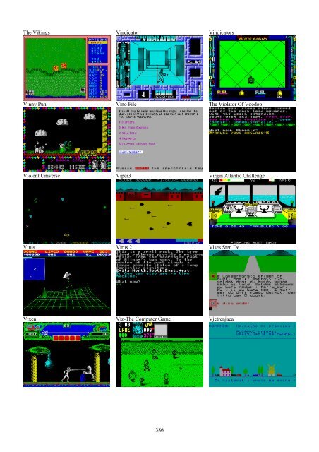 !!(Ebook) Zx Spectrum Games Screenshot Catalog (6000 Color Screenshots Of Sinclair Zx Spectrum Games 405 Pages)