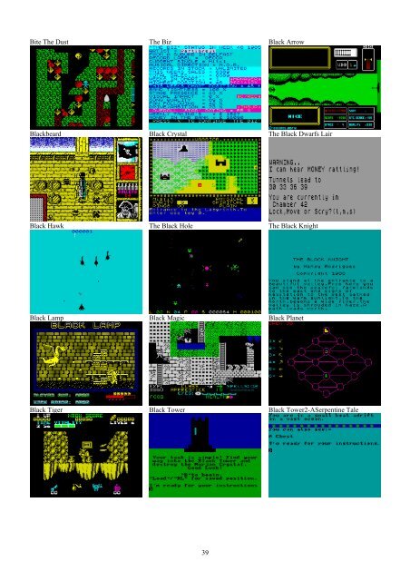 !!(Ebook) Zx Spectrum Games Screenshot Catalog (6000 Color Screenshots Of Sinclair Zx Spectrum Games 405 Pages)