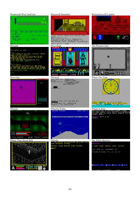 !!(Ebook) Zx Spectrum Games Screenshot Catalog (6000 Color Screenshots Of Sinclair Zx Spectrum Games 405 Pages)