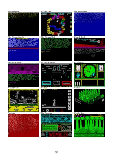 !!(Ebook) Zx Spectrum Games Screenshot Catalog (6000 Color Screenshots Of Sinclair Zx Spectrum Games 405 Pages)