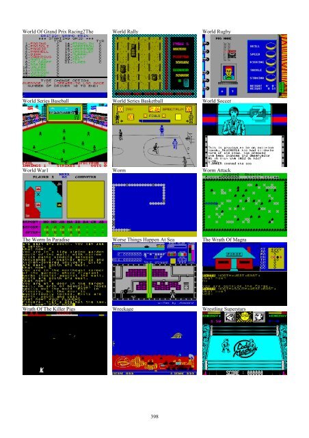 !!(Ebook) Zx Spectrum Games Screenshot Catalog (6000 Color Screenshots Of Sinclair Zx Spectrum Games 405 Pages)