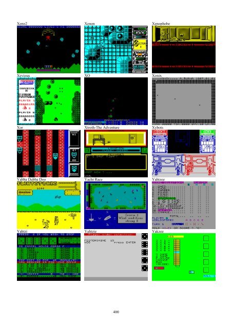 !!(Ebook) Zx Spectrum Games Screenshot Catalog (6000 Color Screenshots Of Sinclair Zx Spectrum Games 405 Pages)